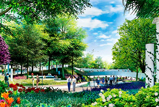 Landscaped Greens