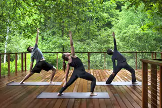 Yoga pavilion