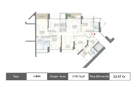 4 BHK-2188 Sq.ft.