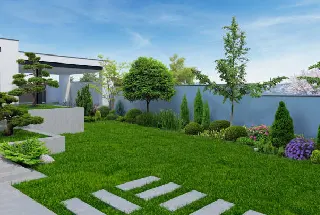 Landscaped Terrace