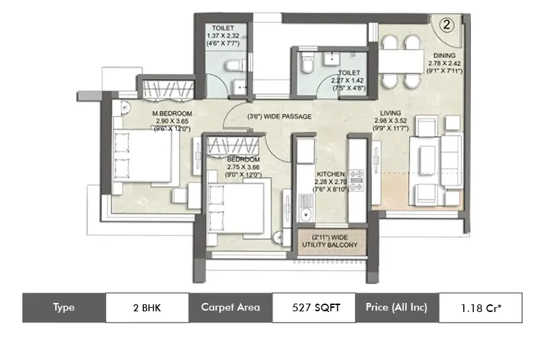 2 BHK-527