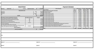 Costing Sheet