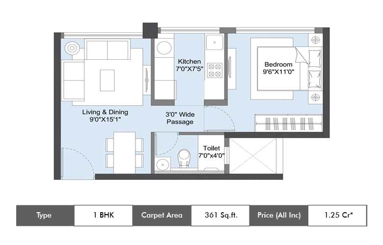 1 BHK-361