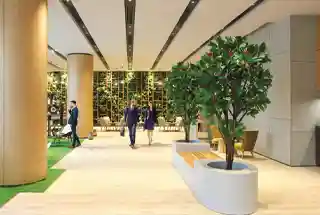 Air-conditioned Entrance Lobby
