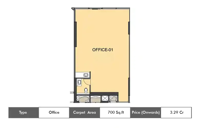 Office 700 Sq.ft