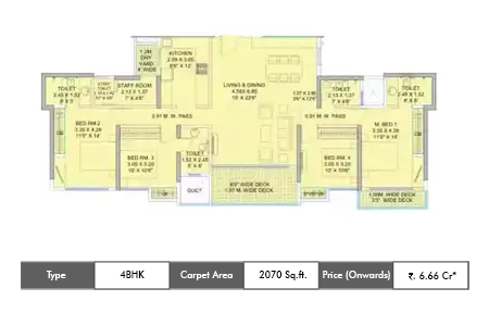 4 BHK-2070  Sq.ft.