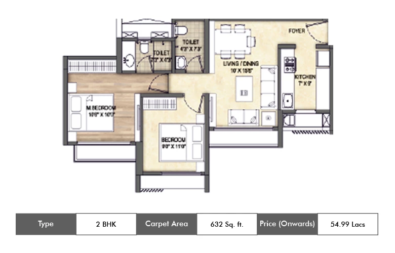 2BHK-632