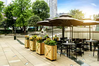 Cafe Style Seating Area